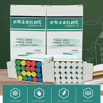 

20Pcs/Lot Colorful Blackboard Chalks for Children Student Drawing Art Craft Stationary Chalks Stick for Teacher School Supplies