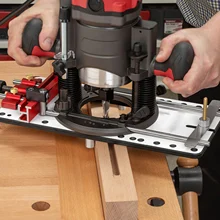 Holzbearbeitung Locator Gravur Maschine Präzise Stellungs Einstellbare Stanzen Locator Bohren Vorlage Mini Desktop Hand Werkzeug
