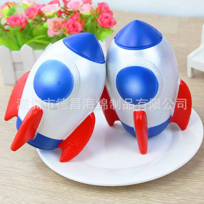 

Memory Foam Squishy Rocket Pu Memory Foam Rocket Customizable