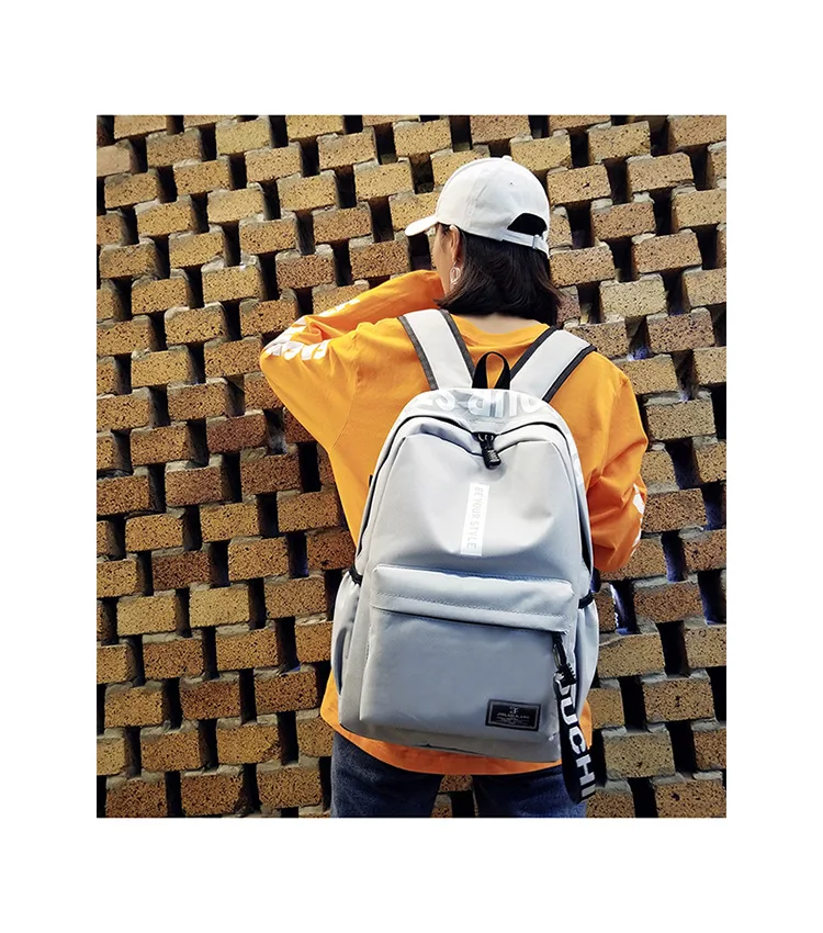 Школьный рюкзак mochilas escolares холщовый большой емкости для студентов средней школы дикий маленький необычный Рюкзак Школьная Сумка