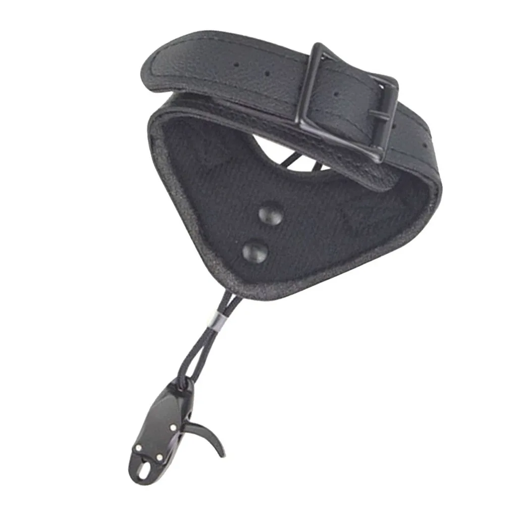 

Aluminum Hand Held Archery Bow Release Aid - Left / Right Hand - Adjustable Wristband Compound Bow Caliper Release