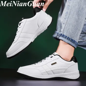 

Youth Big Size Leather Shoes Men Breathable Casual Sneaker Trendy Summer Men's Shoes Low Top Teenage Shoe Classic Man Shoe L10