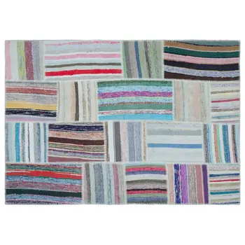 

Handmade Multicolor Vintage Patchwork Rug Area Rug 160x226 Cm-5'3''X7'5''