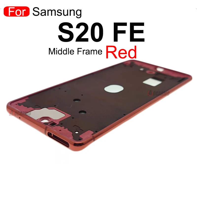 For Samsung GALAXY S20 FE S20fe Middle Frame Plate Repair Replacement Part 