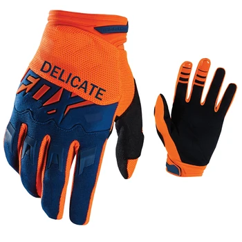 

Delicate Fox Blue Orange Gloves Motorcycle Motorbike Air Mesh Cycling Race Dirtpaw Glove