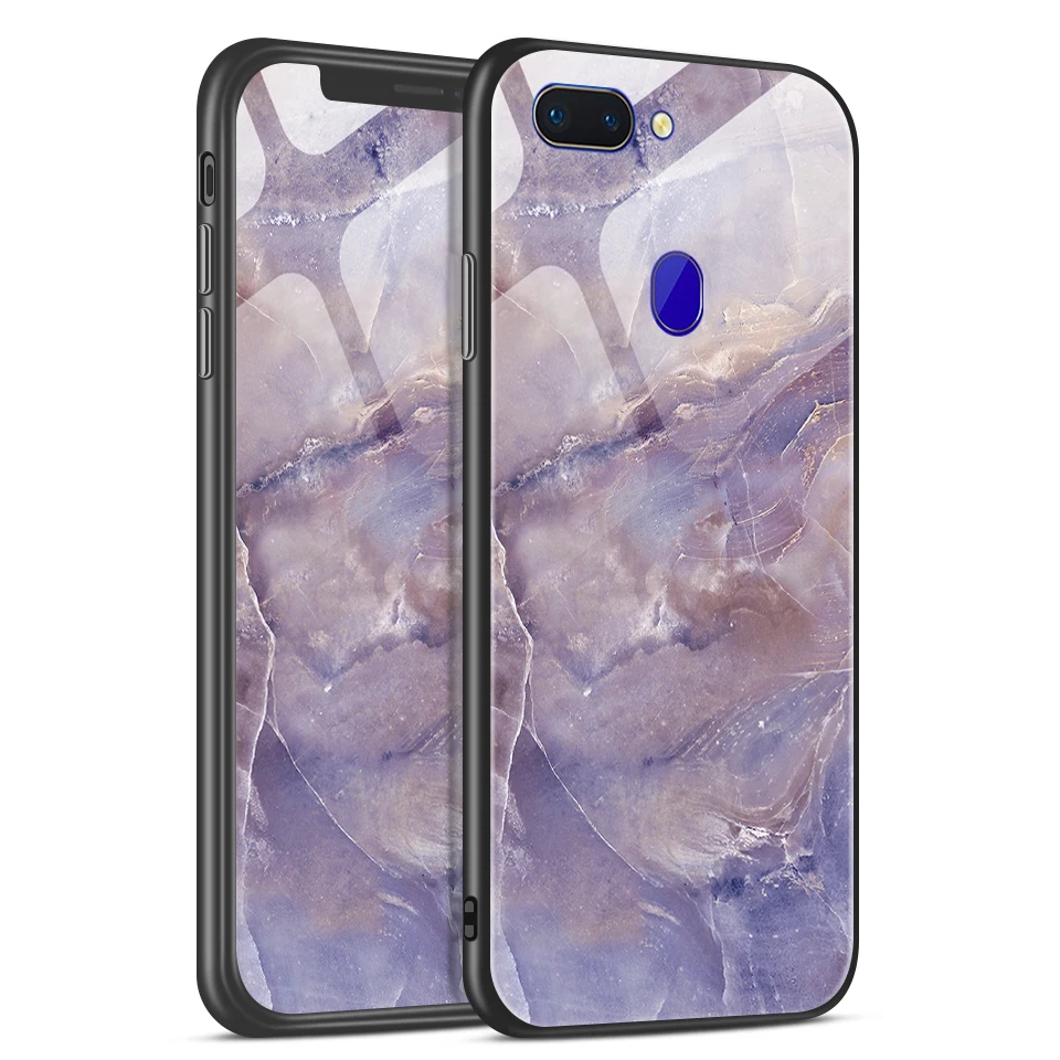 W266 Для OPPO R15 R15X R15Pro противоударный чехол из закаленного стекла для телефона OPPO K1 RX17 Neo TPU чехол для OPPO R15 задняя защитная оболочка - Цвет: W266