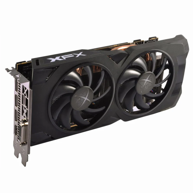 Б/у XFX RX 470 4GB 256bit GDDR5 Настольный ПК игровые видеокарты видеокарта не майнит