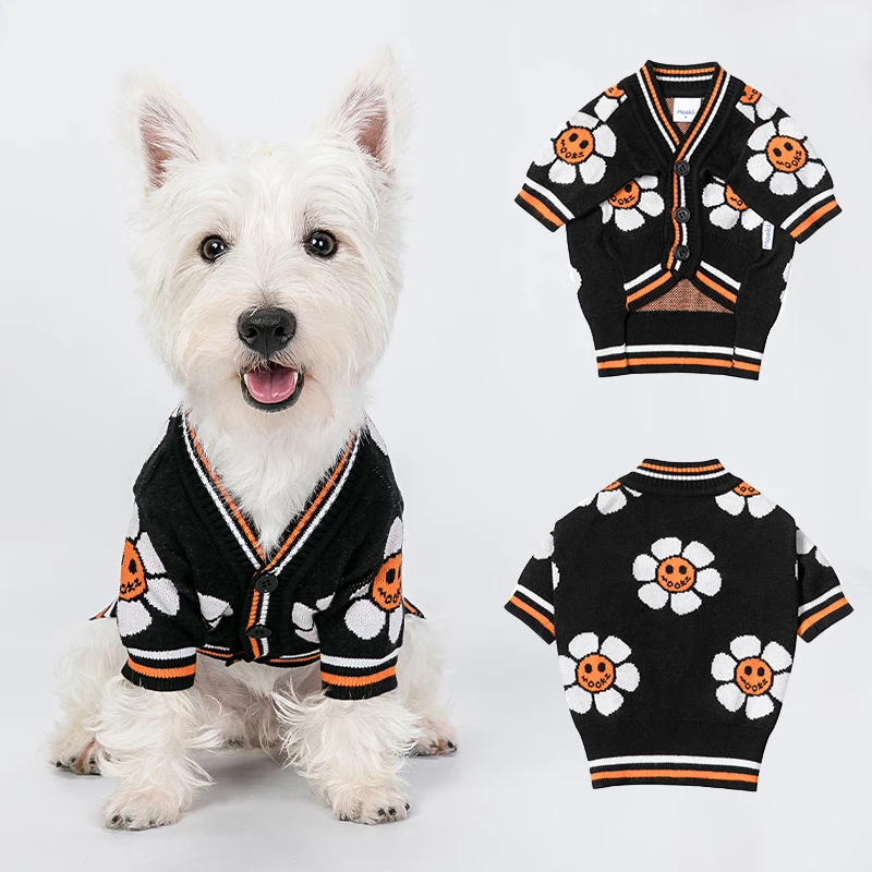 

Dog Clothes For Cats Pet Sweater Sweatshirt With Print Winter Dachshund Chihuahua Pugs Sphinx Corgi Schnauzer Big Dogs A Small