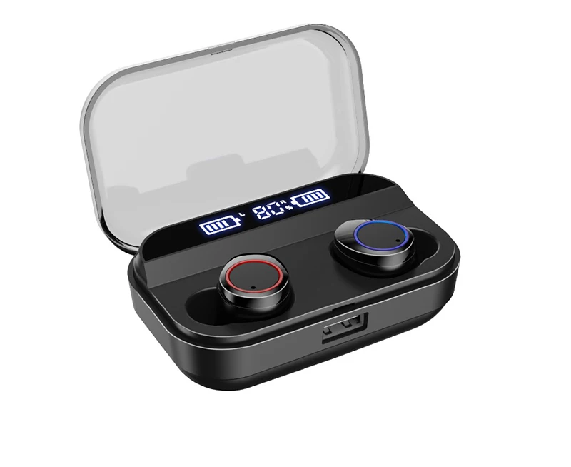 X11 TWS Беспроводные Bluetooth 5,0 Наушники дисплей питания сенсорный контроль Hifi стерео наушники IPX7 Водонепроницаемая гарнитура с зарядным устройством