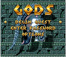Gods 16 bit MD игровая карта для sega Mega Drive для Genesis