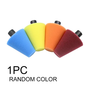 

1pcs 3 inch 80mm Car Wheel Hub Polishing Cone Sponge Buffing Pads Shank Drill Buffer Polishing Cone Random Color