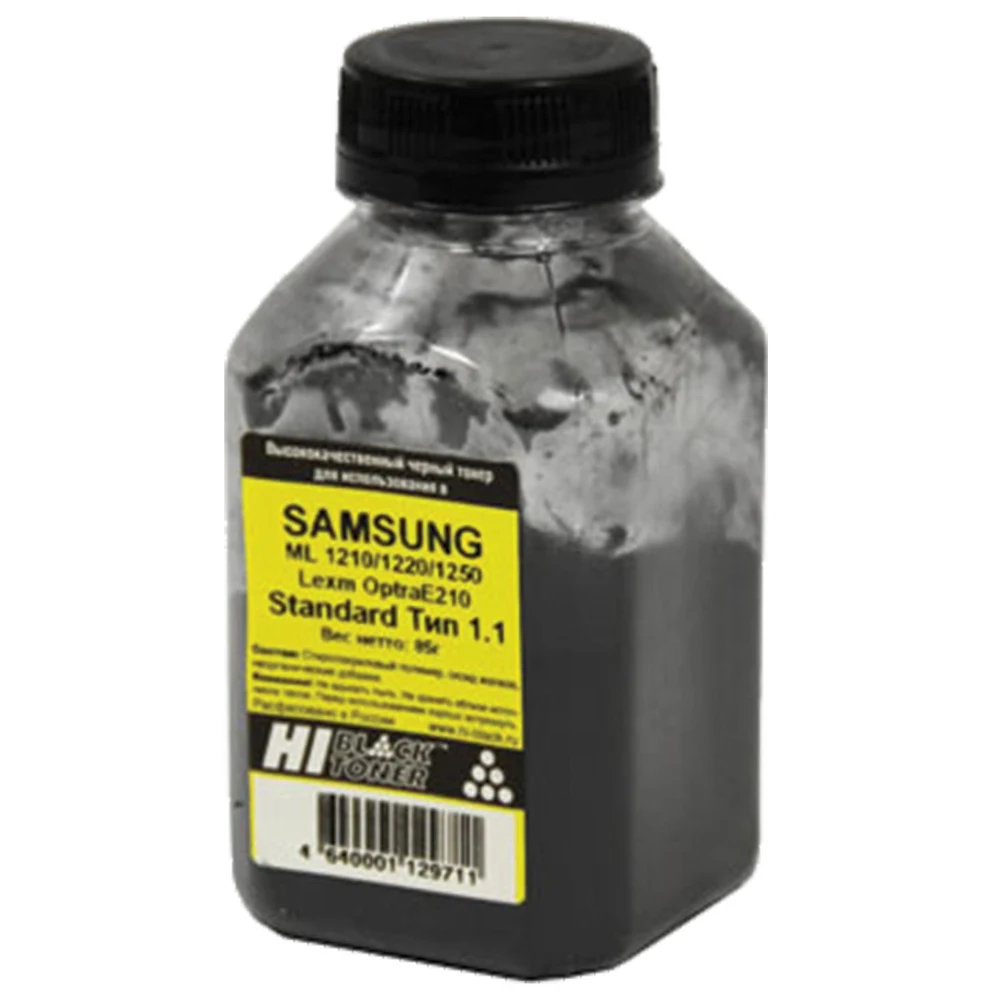 Hi-Black Toner for Samsung ML-121012201250 OptraE210 Standard Type 1.8 Bk 85g can 98036803 printer office Powder Supplies Electronics Computer |