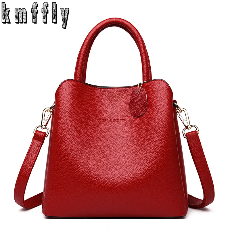 Luxury Brand Women Handbags Designer Shoulder Bags Leather Three-layer Pocket Crossbody For 2020 Tote Bag |