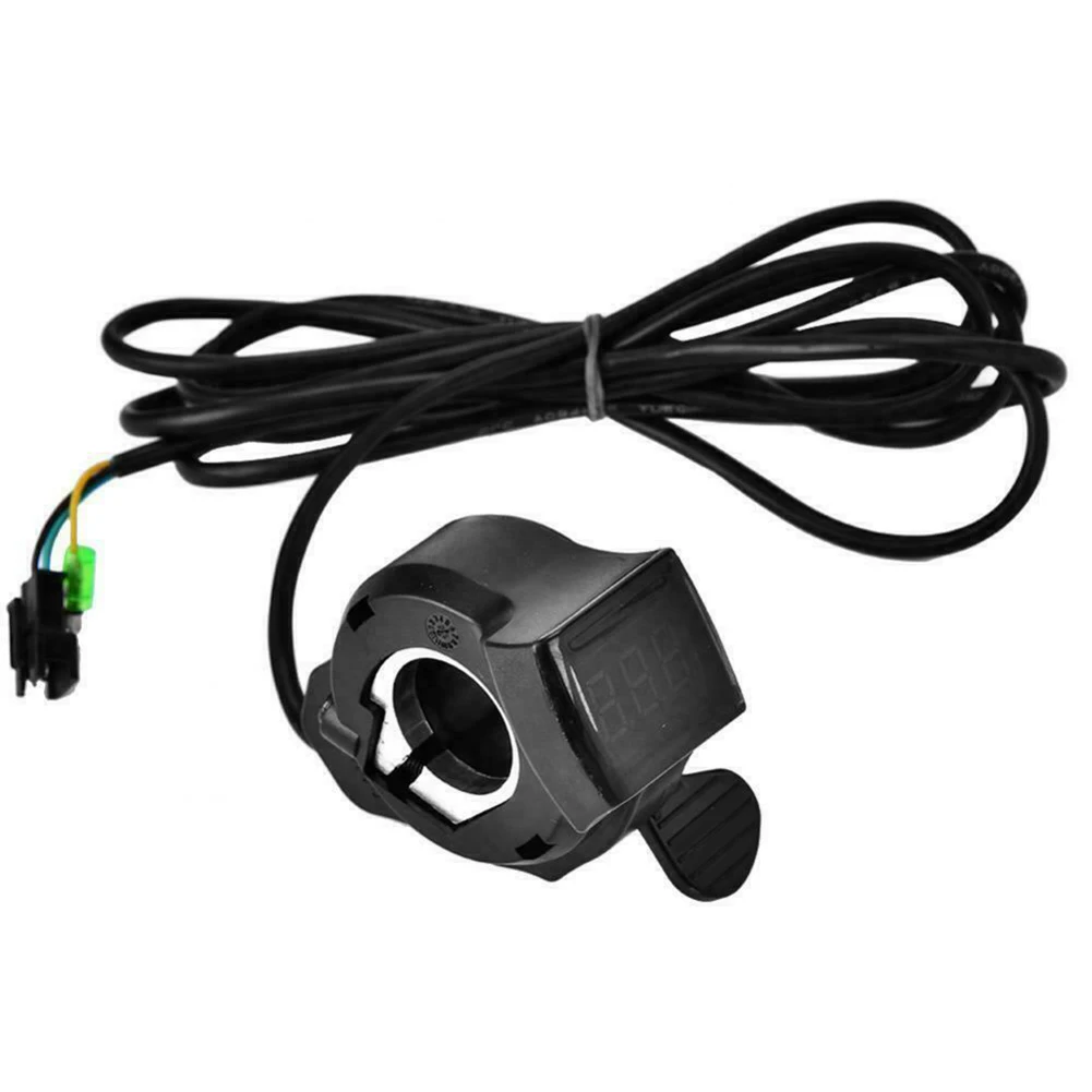 

Twist Thumb Throttle Assembly LED Electric Quantity Voltage Display Meter for Electric Bike Scooter FK88
