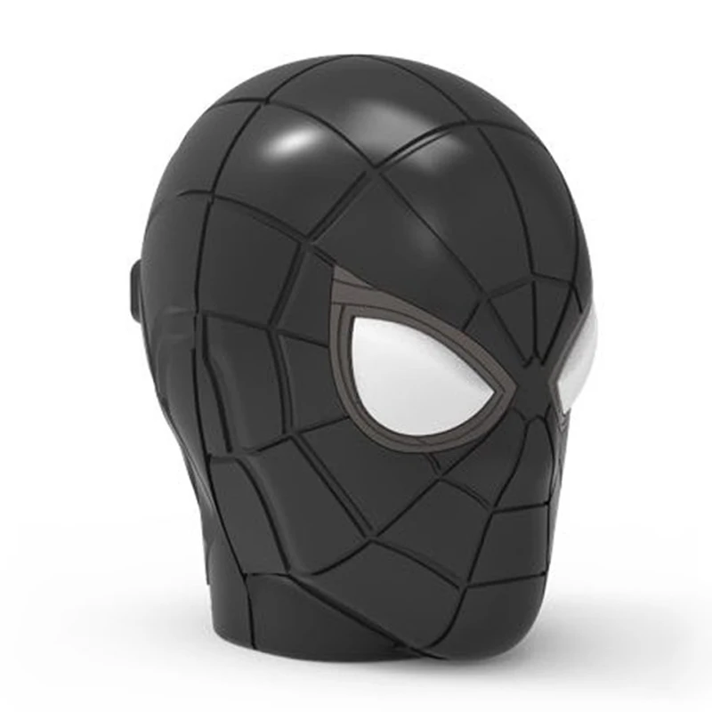 Phantom Spiderman Bumblebee Железный человек Оптимус беспроводной Bluetooth динамик Герой Мультфильм Стиль Портативный Bluetooth мини динамик - Цвет: Spiderman BLACK