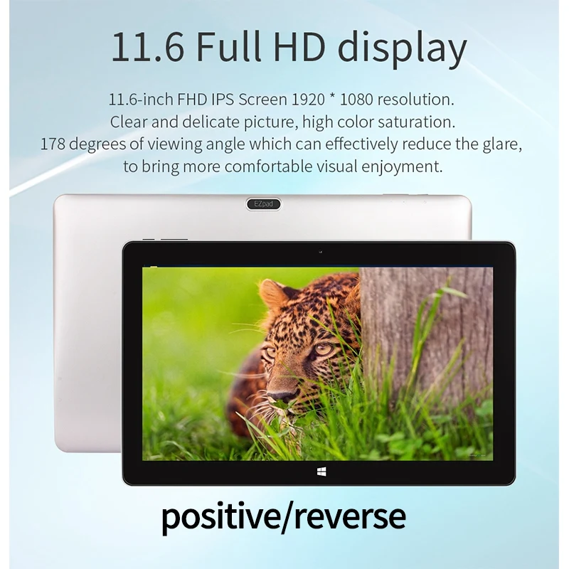Jumper EZpad 6S Pro 2 в 1 планшет Apollo Lake E3950 11,6 дюймов 1080P ips 6 ГБ+ 128 Гб планшеты ПК