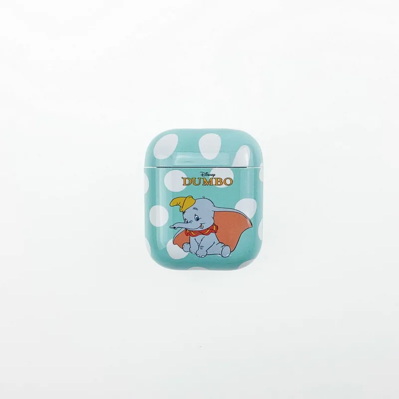 DUMBO2 Милый чехол kawaii DUMBO little elephant для Airpods прекрасный мультяшный образ идеальный дизайн Apple Airpods2 bluetooth чехол для наушников - Цвет: DUMBO2