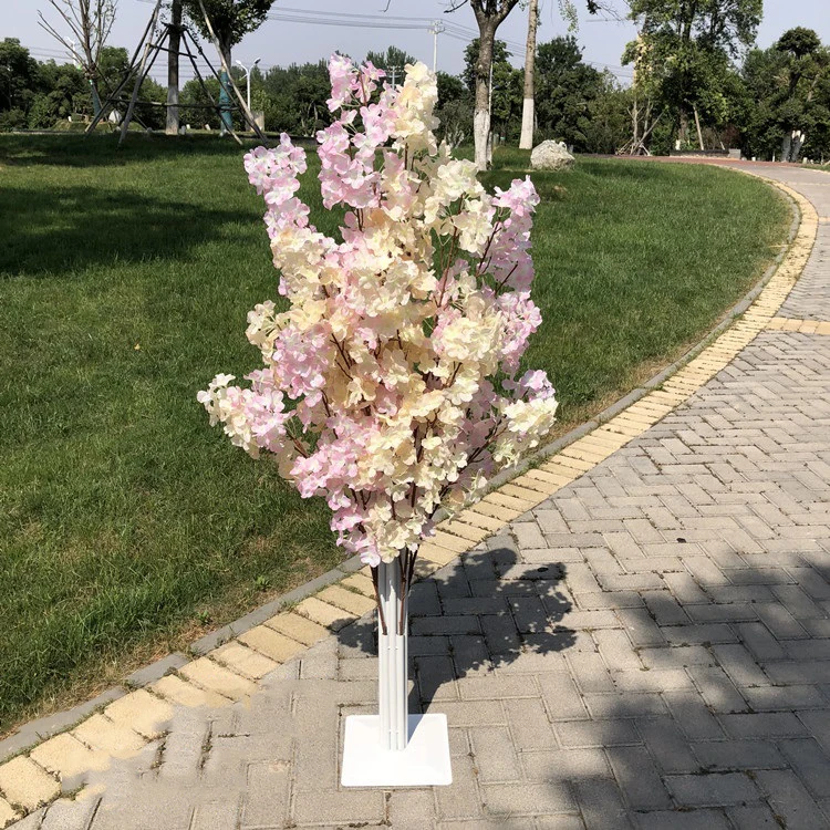 JAROWN Artificial Cherry blossom Flower Pink Cherry Tree Sakura Wedding Stand Iron Arch Frame Party Decoration Home Backdrop Wall Decor (20)