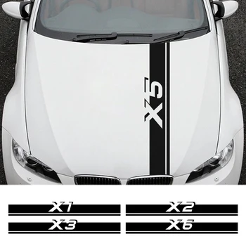 

Car Hood Stickers for BMW X5 E53 E70 F15 G05 X1 F48 X3 F25 X6 E71 X2 F39 X4 F26 X7 G07 Bonnet Vinyl Film Decals Car Accessories