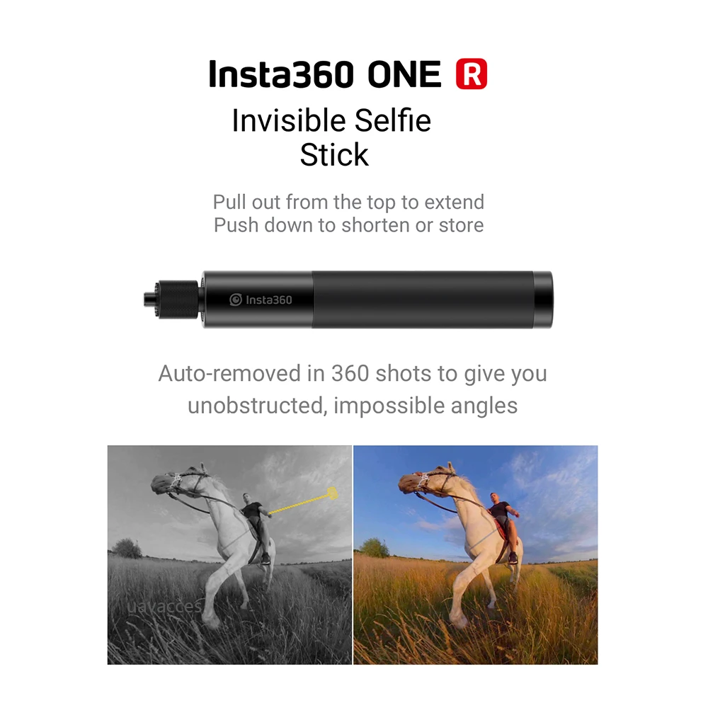 Экшн камера Insta360 ONE R 5 7 K 360 4K широкоугольная видеокамера невидимая селфи палка