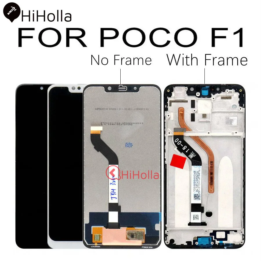 Оригинальный дисплей для Xiaomi Pocophone F1 ЖК POCO сенсорный экран со сменной