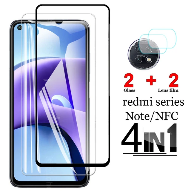 movil redmi 9C NFC con pantalla protectora y funda de segunda mano