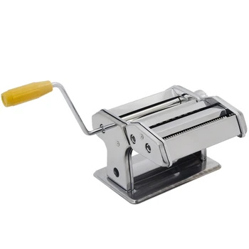 

Manual Noodle Machine Small Household Pasta Machine Two Knives Noodle Maker Multi-Kinetic Stainless Steel Kitchen Tools