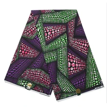 Хлопок, африканская настоящая восковая ткань для платья, вечерние, Гана, нигерийские восковые материалы, высокое качество, принт, индонизия, батик, ткань