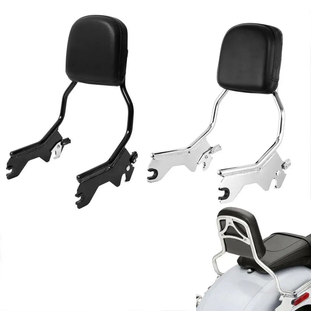 

Motorcycle Sissy Bar Upright Standard Height w/ backrest For Harley Sport Glide FLSB Low Rider FXLR 2018-2020 2019 S FXLRS 2020