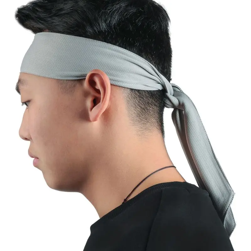 Головная повязка быстросохнущая эластичная впитывающая пот Спортивная повязка для волос повязка для бега на открытом воздухе теннис фитнес Йога