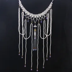 Deepeel 1pc 70cm Pearl Waist Chain Cummerbunds Ancient Style Long Tassels Decorative Corset Body Sexy Chains Luxury Woman Belts
