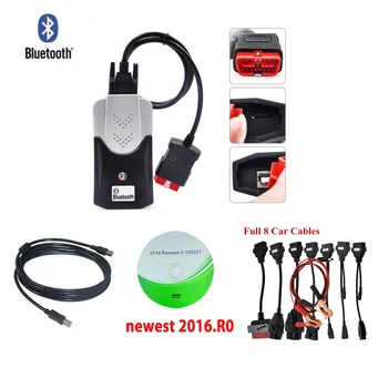 

Newest 2020 obd obd2 new vci vd ds150e cdp with bluetooth 2016R0 keygen for delphis car truck scanner diagnostic tool car cables