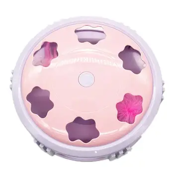 

Round Turntable Electric Feather Flash Cat Puzzle Toy Cat Teaser Interactive Funny Training Toys For Dogs Multi-functional Toy