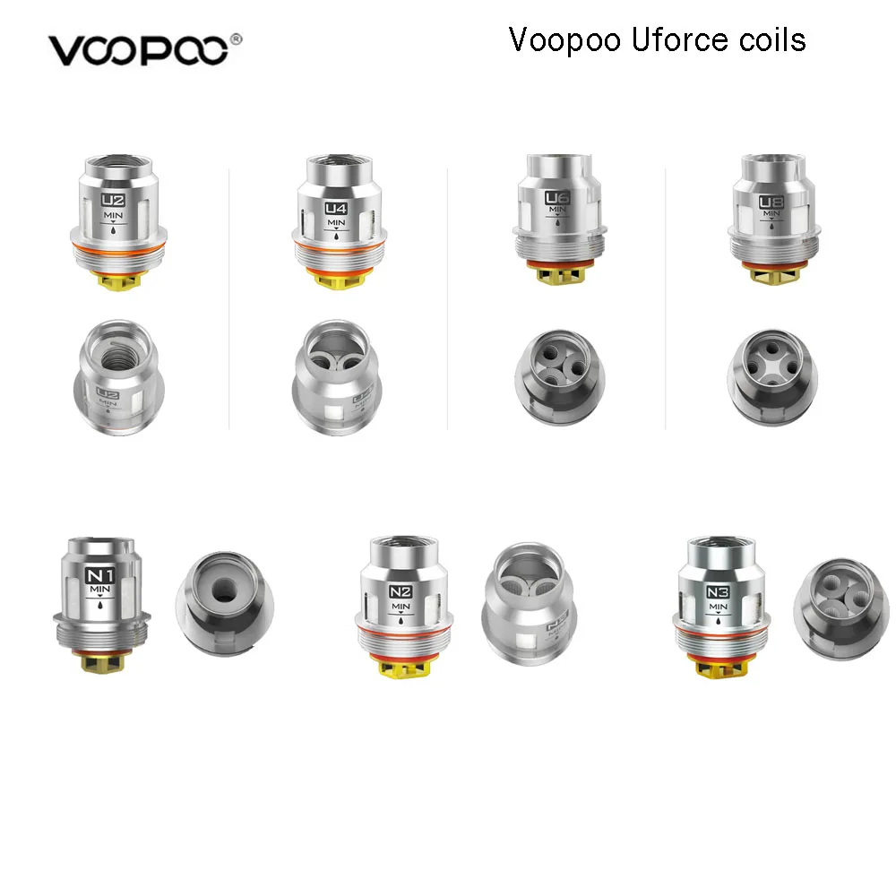 Сменная головка для катушки VOOPOO UFORCE T2 5 шт./лот сетчатая катушка U2/U4/U6/U8/N1/N2/N3/R1/D4/P2