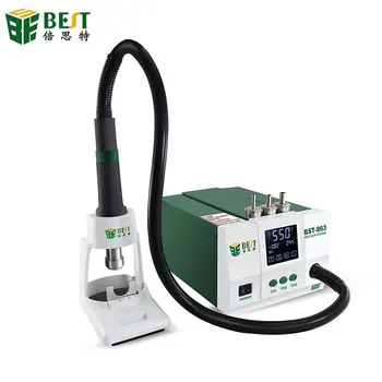 

BEST BST-863 1200W 220V/110V Intelligent LCD Touch Screen Heat Air SMD Rework Station Temperature Control