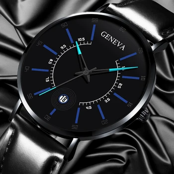 

2020 Minimalist Men's Fashion Ultra Thin Watches Simple Men Business Date Calendar Leather Strap Quartz Watch Relogio Masculino