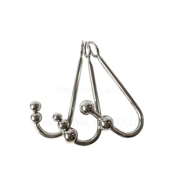 8 Style Super Thick Metal Stainless Steel Anal Dilator Butt Plugs Metal Anal Hook Anal Beads Sex Toys For Men Women Adult Game 5