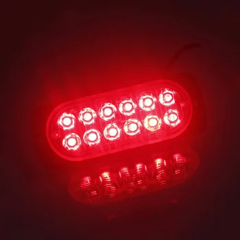 

Transparent Working Light Red Kit 12LED Truck Working Lamp 12V-24V 36W Urgent