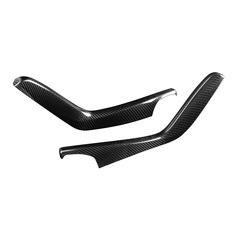 For Honda Civic 2016-2021 Dry Carbon Fiber Car Center Control Gear Shift Side Trim Cover Decorative Sticker Accessories | Автомобили и