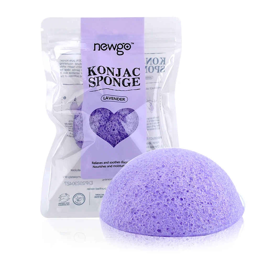 Exfoliator Cleanse Konjac Sponge Natural Konjac Konnyaku Puff Face Wash Cleaning Sponge Esponja Maquiagem Makeup Konjac