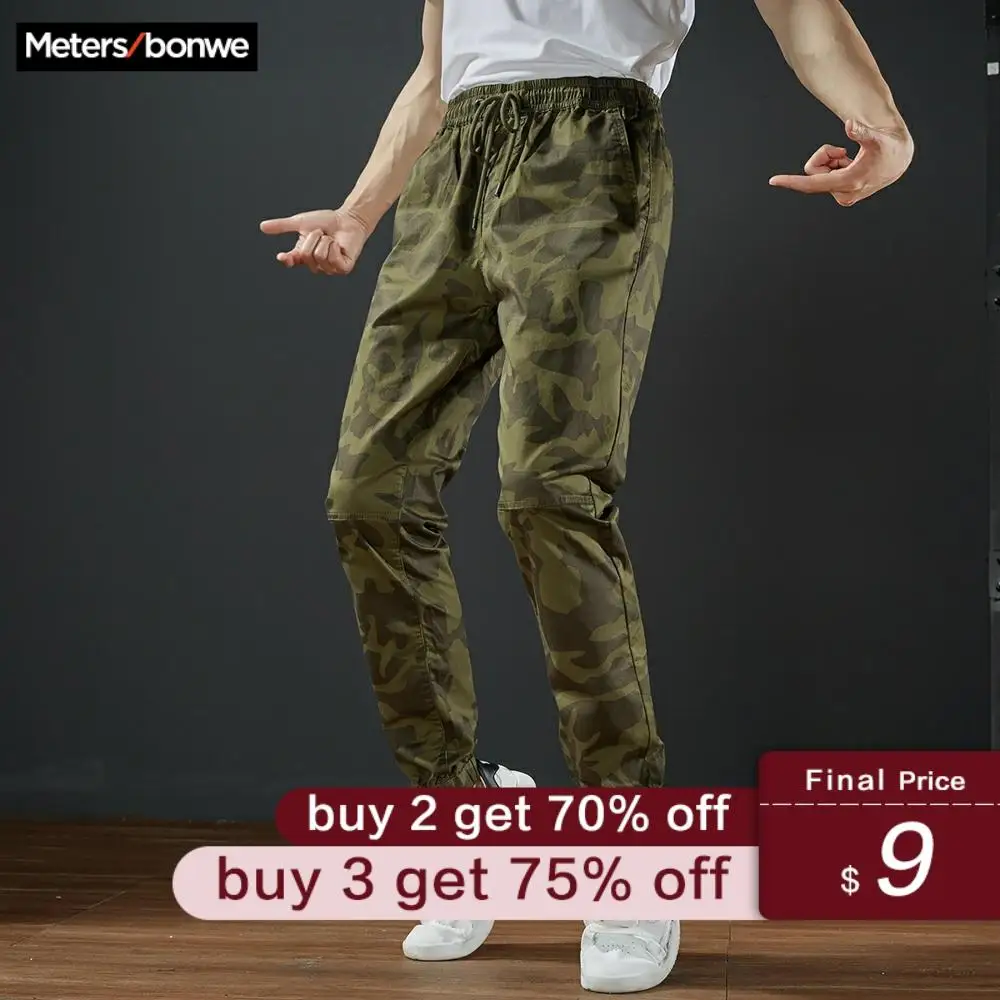 

Metersbonwe New Men Sports Trousers Spring Autumn Casual Fashion Beam feet Jogging Pants Male trend wild Sweatpants