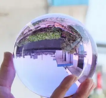 

Asian Natural Quartz purple Magic Crystal Healing Ball Sphere+Stand 80mm