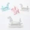 Mini Baby Trojan Horse Toy Cute Scene Simulation Model Props for Dollhouse Decor Tabletop Ornaments 1