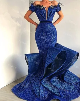 

African Glitter Lace Fabric Silver Embroidered Tulle Lace with Glued Glitter for Party Dress In Black Mesh Gold Glitter