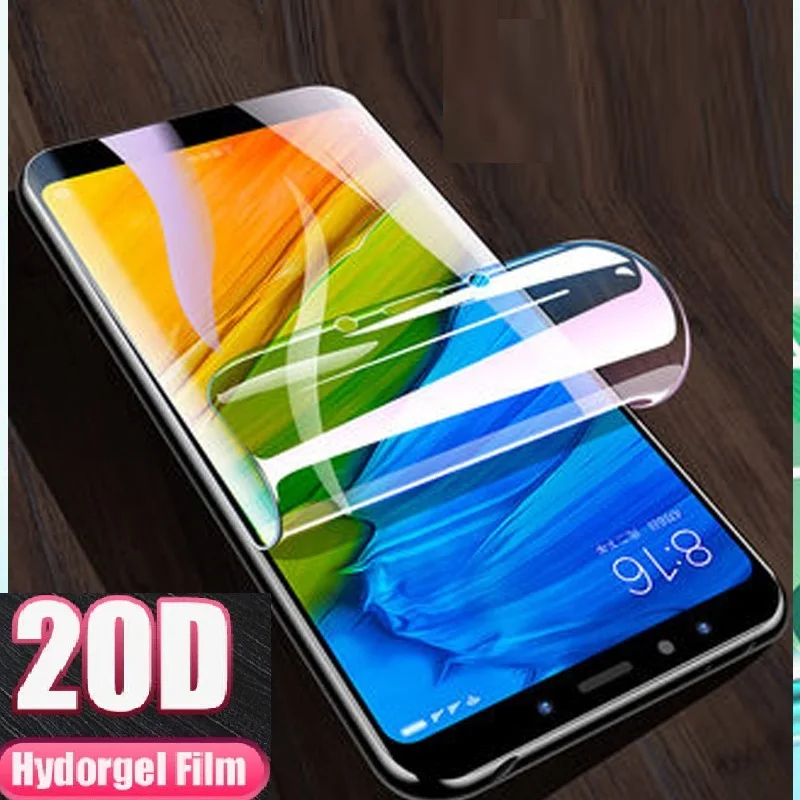 Гидрогелевая пленка для Xiaomi Pocophone F1 Mi A1 A2 Lite 8 9 5x 6x Redmi Note5 6 7 4x 5 Plus полное покрытие