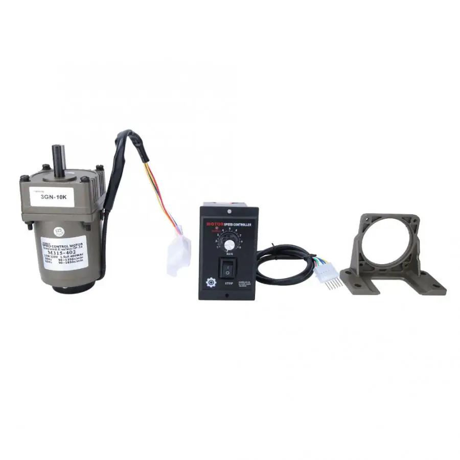 DC Шестерни мотор M315-402 220V 15 Вт Реверсивный мотор-редуктор с контроллером кронштейн Электрический мотор-редуктор электродвигатель двигатель electriq