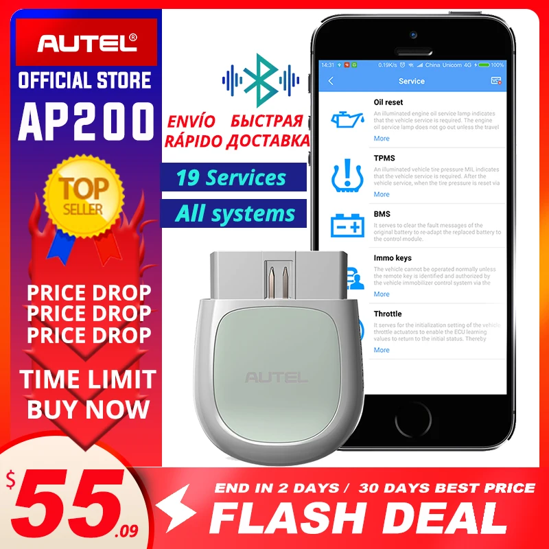 Autel AP200 Bluetooth OBD2 Scanner Automotivo OBD 2 TPMS Code Reader Car Diagnostic Tool for DIYer PK MK808 Thinkdiag Easydiag|Code Readers & Scan Tools| - AliExpress