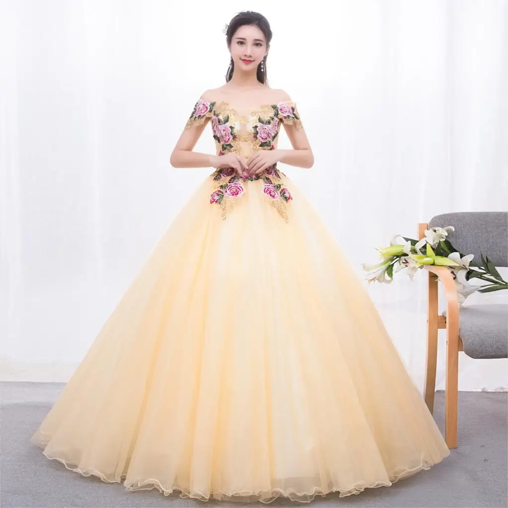 Длинные бальные платья, весенние пышные платья с аппликацией, Vestidos De 15 Sixteen, милые дебютантные платья, Пышное Платье