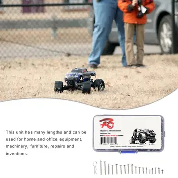 

Stainless Steel Hexagon Socket Head Cap Screws Nut Set for TRAXXAS E-Revo Summit