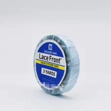 Профессиональный 1 рулон 1 см* 3 ярдов супер волосы синяя лента Двухсторонняя клейкая лента для наращивания волос/парик шнурка/парик